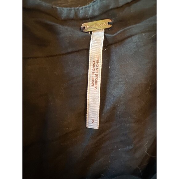 Free People Leopard Print Flared Skirt Size 2 Mob Wife - Picture 3 of 6